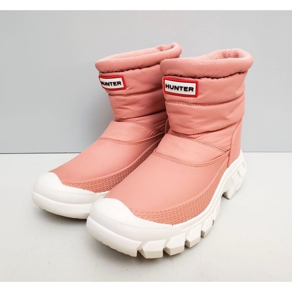 Hunter Intrepid Short Snow Boots Womens Size 6 37 - Picture 1 of 5